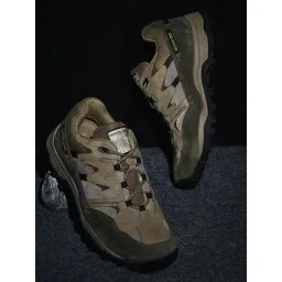 Woodland Men's Khaki Casual Sneakers