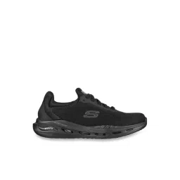 Skechers Men's ARCH FIT ORVAN - TRAYVER Black Casual Sneakers