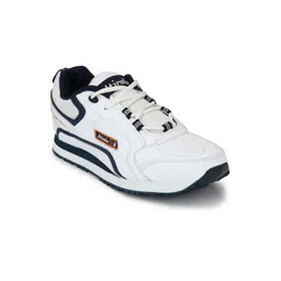 HIROLAS Men White Running Shoes