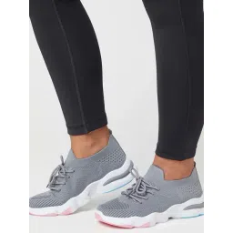 Mozafia Women's Grey Running Shoes