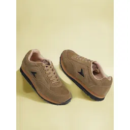 Power Men Suede Running Non-Marking Shoes