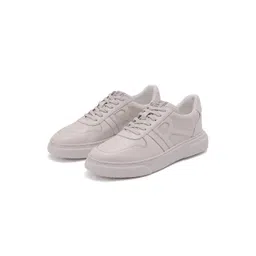 RARE RABBIT Men Woven Design Leather Sneakers