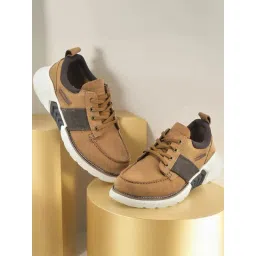 Woodland Mens Brown Sneakers