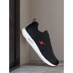 Sparx Men Black Mesh Running Shoes
