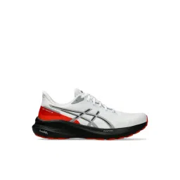 Asics Men's White & Black Running Shoes