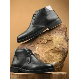 Carlo Romano Men's Grey Chukka Boots