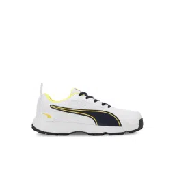Puma Men's High Run White Cricket Shoes