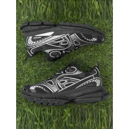 Red Tape Women's Edge Elevate Series Full Black Casual Sneakers