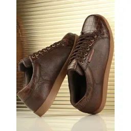 Carlo Romano Men's Tan Casual Sneakers