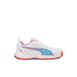Puma Men's High Run White Cricket Shoes