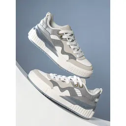 Red Tape Men Colourblocked PU Sneakers