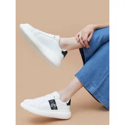 Ginger by Lifestyle Women's White Sneakers