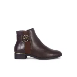London Rag Women's Brown Casual Booties