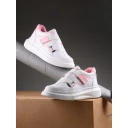 Giorgio Women's White & Pink Sneakers