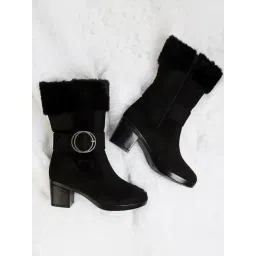 Ginger by Lifestyle Women's Black Casual Booties