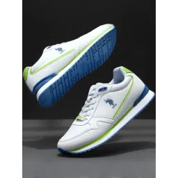 U.S. Polo Assn. Men's Off White Casual Sneakers