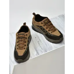 Woodland Men's Camel Casual Sneakers