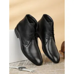 Teakwood Leathers Men's Black Chukka Boots