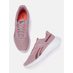 Reebok Women Mauve Woven Design Lite 3.0 Running Shoes