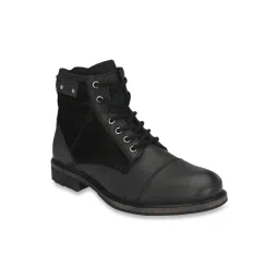 Delize Men's Black Biker Boots