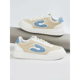 Ginger by Lifestyle Women's Beige Sneakers