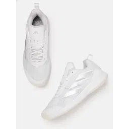 ADIDAS Women Woven Design AvaFlash Tennis Shoes