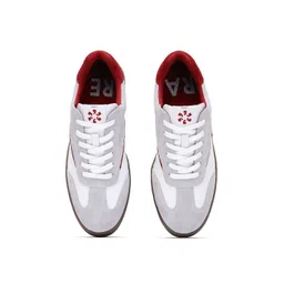RARE RABBIT Men Colourblocked Leather Lace-Up Sneakers Shoes