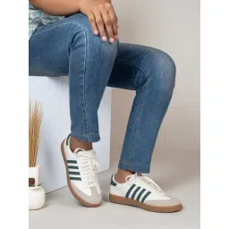 Truffle Collection Women's Beige Low Ankle Sneakers