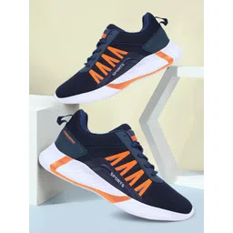 BIRDE Men Woven Design Lace Up Round Toe Sneakers
