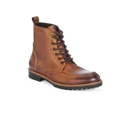 Harrytech London Men Genuine Leather Casual Biker Boots