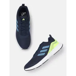 ADIDAS Men Woven Design Quilite Running Shoes with Striped Detail