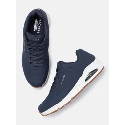 Skechers Men Navy Blue UNO - Stand On Air Sneakers