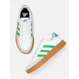 ADIDAS Men Breaknet 2.0 IKD 3-Striped Brand Logo Printed Tennis Shoes