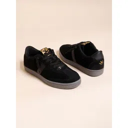 WROGN Men Solid PU Regular Sneakers