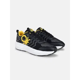 United Colors of Benetton Men Mesh Low Top Sneakers