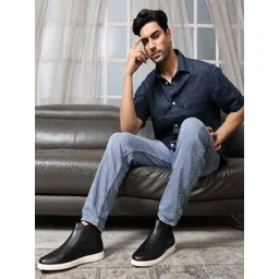 THOMAS CRICK Men Leather Chelsea Boot