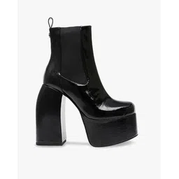 Artesian Patent Heeled Boots