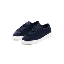 RARE RABBIT Men Woven Design Suede Sneakers