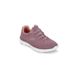 SKECHERS Womens SUMMITS Mauve Casual Sneakers
