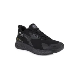 Campus Simon Pro Men Black Mesh Running Marking Shoes