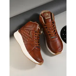 OFF LIMITS Men Self Design Lace Ups Round Toe Sneakers