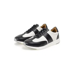 RARE RABBIT Men Tom Colourblocked Leather Sneakers
