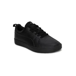 Puma Unisex Black Perforations Rickie Sneakers