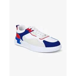 Trenz Men Colourblocked Contrast Sole Lace-Ups Sneakers