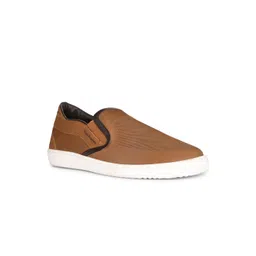 Hush Puppies Men Leather Slip-On Sneakers