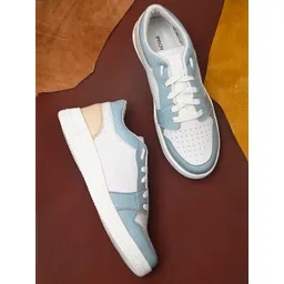 Provogue Men White Colourblocked Sneakers