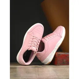 HRX by Hrithik Roshan Women Pink Round Toe Comfort Insole Sneakers
