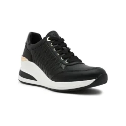 Aldo Gradskiya-In001 Women Black Wedge Sneakers