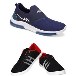 Free Kicks Men Multicoloured Mesh Marking Running Sports Shoes