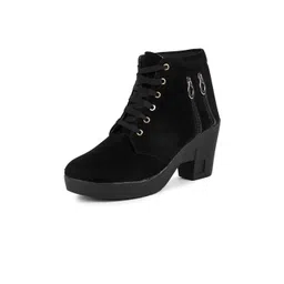 SHOE LAB Women Colourblocked Suede Fashion